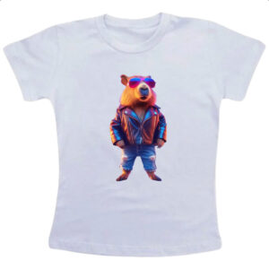 Camiseta Infanto Juvenil Capivara balada
