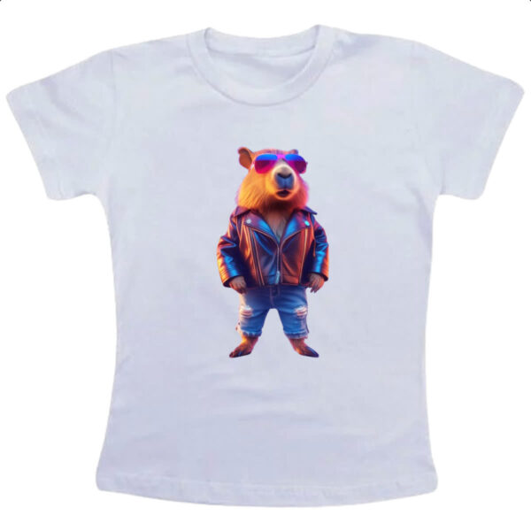 Camiseta Infanto Juvenil Capivara balada
