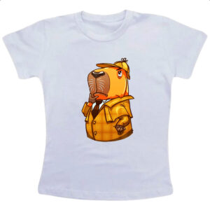 Camiseta Infanto Juvenil Capivara Holmes