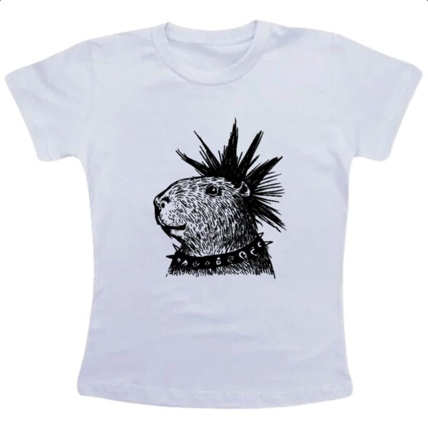 Camiseta Infanto Juvenil Capivara Punkvara