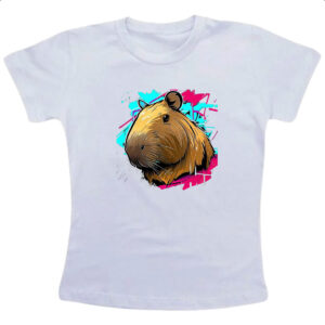 Camiseta Infanto Juvenil Capivara grafite