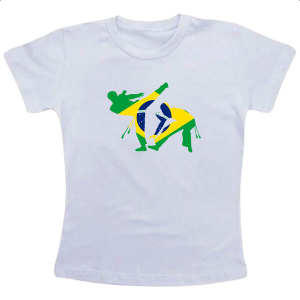 Camiseta Infanto Juvenil Capoeira luta Brasil