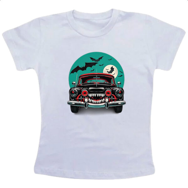 Camiseta Infanto Juvenil Carro monstro