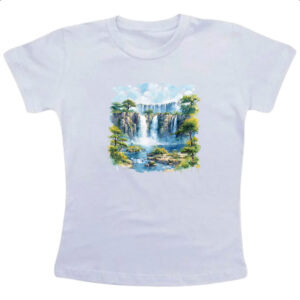 Camiseta Infanto Juvenil Cataratas do Iguacu watercolor