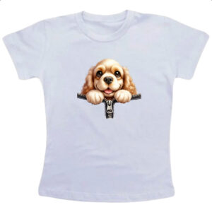 Camiseta Infanto Juvenil Cavalier King Charles Spaniel no Ziper