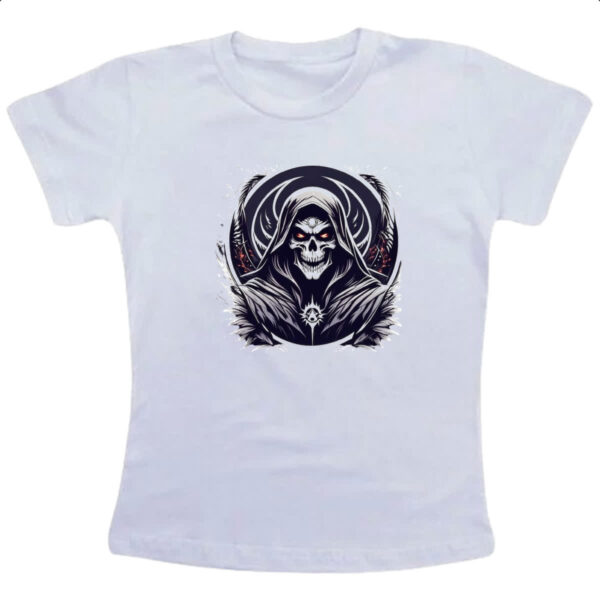 Camiseta Infanto Juvenil Caveira Dark Terror