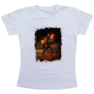 Camiseta Infanto Juvenil Chandra - Catalisadora da chama