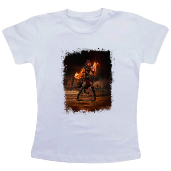 Camiseta Infanto Juvenil Chandra - Catalisadora da chama