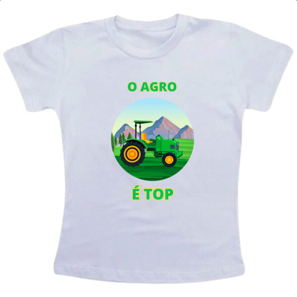 Camiseta Infanto Juvenil Agro e top