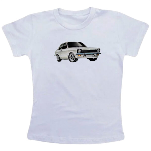 Camiseta Infanto Juvenil Chevette Tubarao Branco