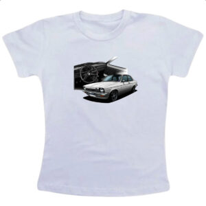 Camiseta Infanto Juvenil Chevette primeira geracao branco