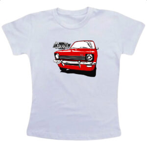 Camiseta Infanto Juvenil Chevette vermelho primeira geracao pintura