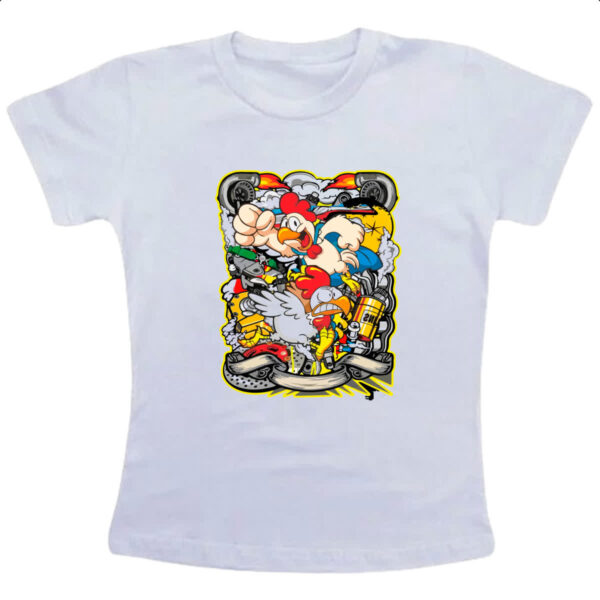 Camiseta Infanto Juvenil Chicken turbo