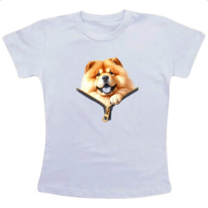 Camiseta Infanto Juvenil Chow Chow no Ziper