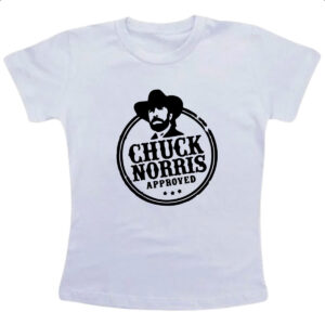 Camiseta Infanto Juvenil Chuck Norris Aproved