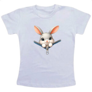 Camiseta Infanto Juvenil Coelho no ziper