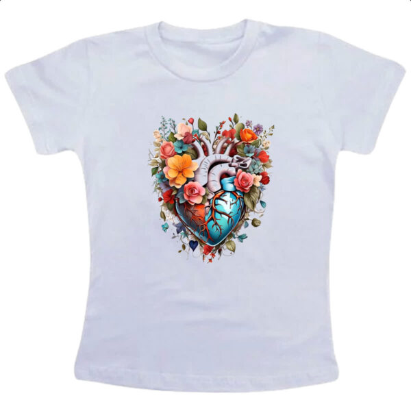 Camiseta Infanto Juvenil Coracao da natureza