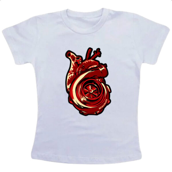 Camiseta Infanto Juvenil Coracao turbinado