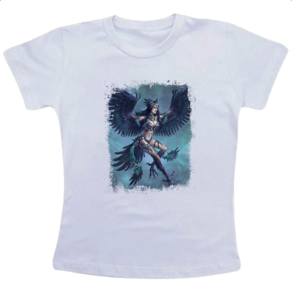 Camiseta Infanto Juvenil Criatura Mitologica Harpia 02