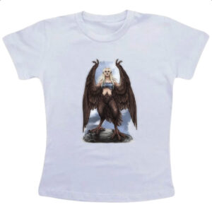 Camiseta Infanto Juvenil Criatura Mitologica Harpia 03