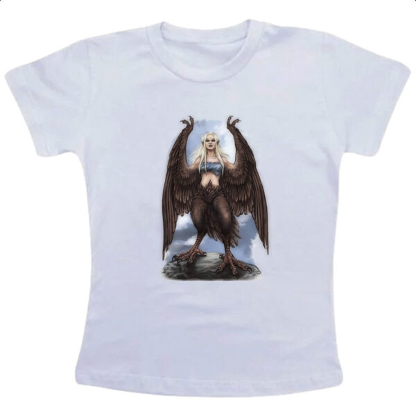 Camiseta Infanto Juvenil Criatura Mitologica Harpia 03