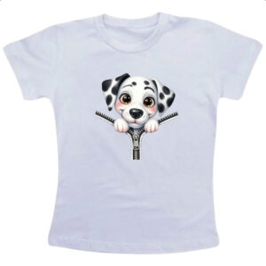 Camiseta Infanto Juvenil Dalmata no Ziper