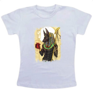 Camiseta Infanto Juvenil Deus Anubis Ilustracao