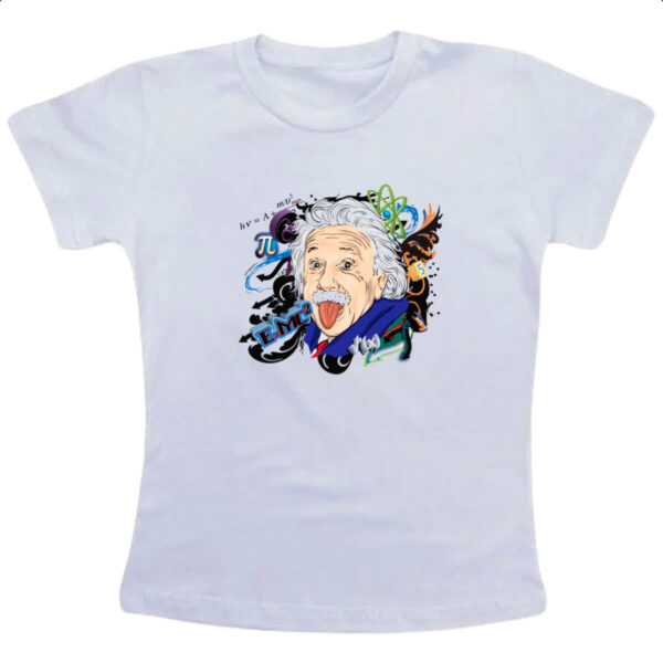 Camiseta Infanto Juvenil Albert Einstein - E=MC2