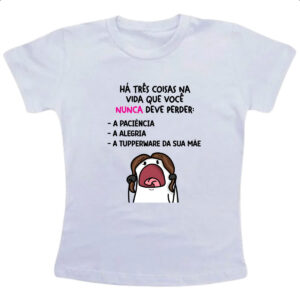 Camiseta Infanto Juvenil Dia das maes tupperware
