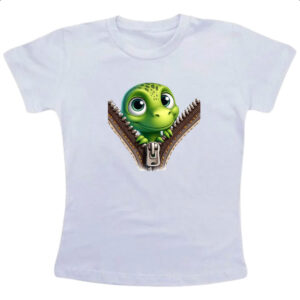 Camiseta Infanto Juvenil Dinossauro no ziper