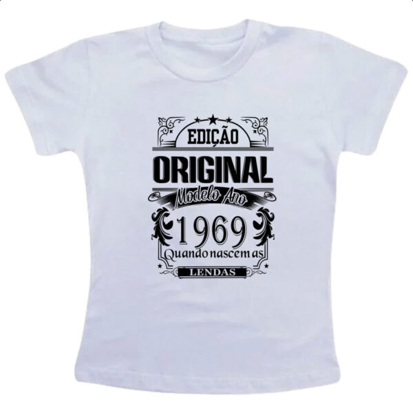 Camiseta Infanto Juvenil Edicao Original 1969