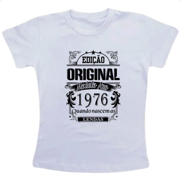 Camiseta Infanto Juvenil Edicao Original 1976