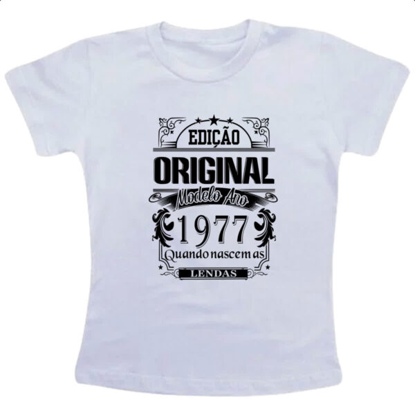 Camiseta Infanto Juvenil Edicao Original 1977