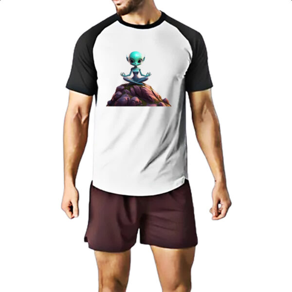 Camiseta Raglan Alien adamaste - Imagem 2