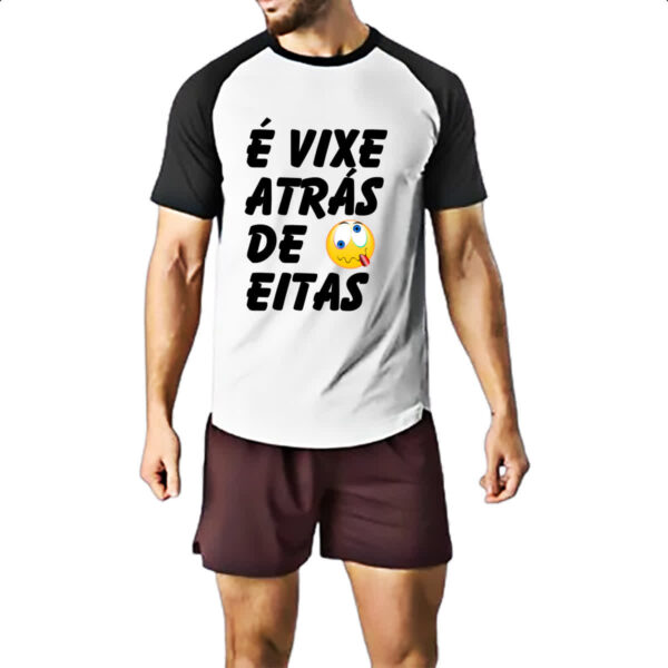 Camiseta Raglan E vixe atras de eitas - Imagem 2