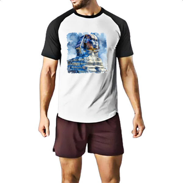 Camiseta Raglan Esfinge Watercolor - Imagem 2