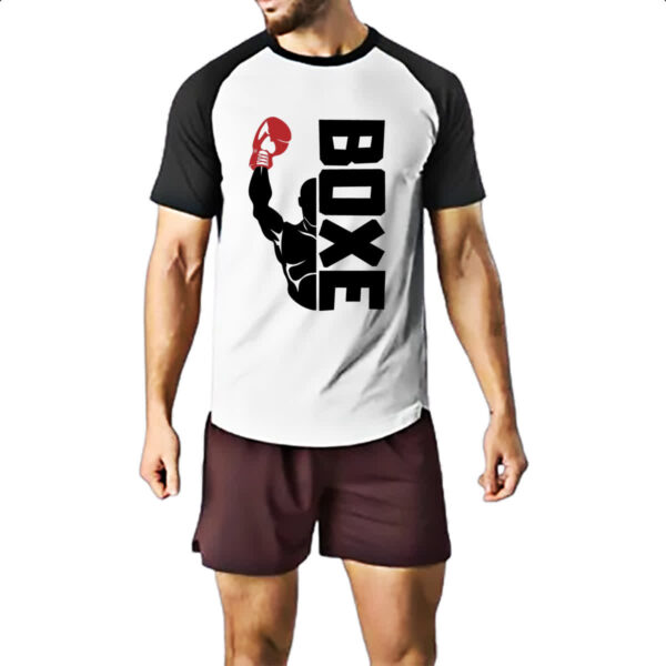 Camiseta Raglan Esporte boxe luva - Imagem 2