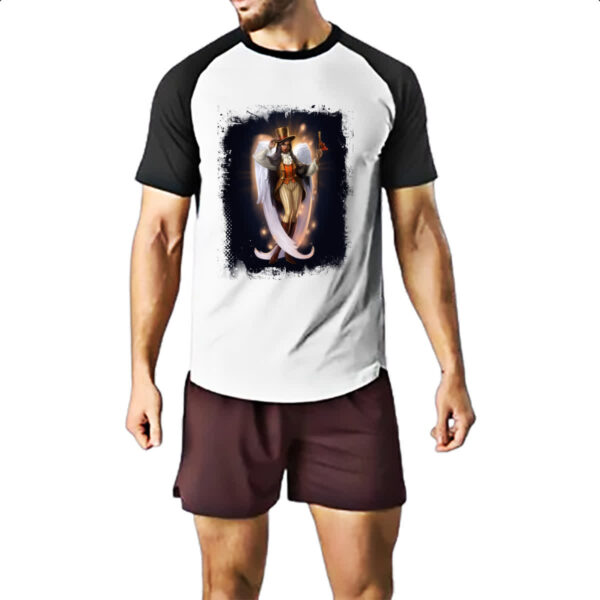 Camiseta Raglan Empires and Puzzles Heroi Diretora Zuri - Imagem 2
