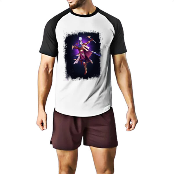 Camiseta Raglan Empires and Puzzles Heroi Khonshu - Imagem 2