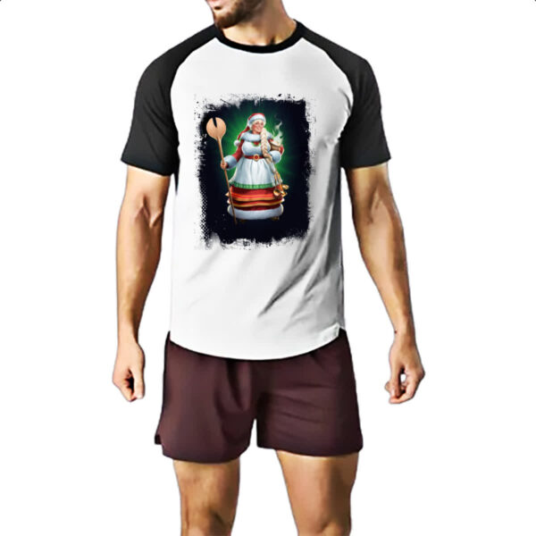 Camiseta Raglan Empires and Puzzles Heroi Mae do Norte - Imagem 2