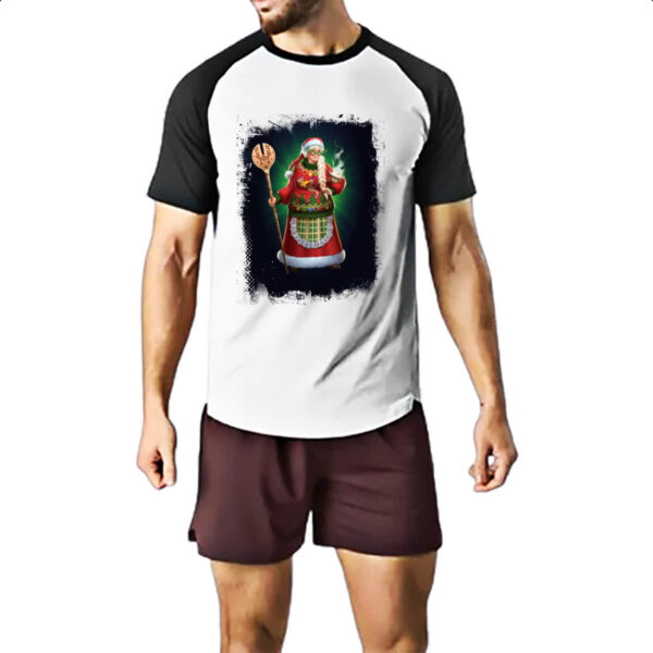 Camiseta Raglan Empires and Puzzles Heroi Mae do Norte Traje - Imagem 2