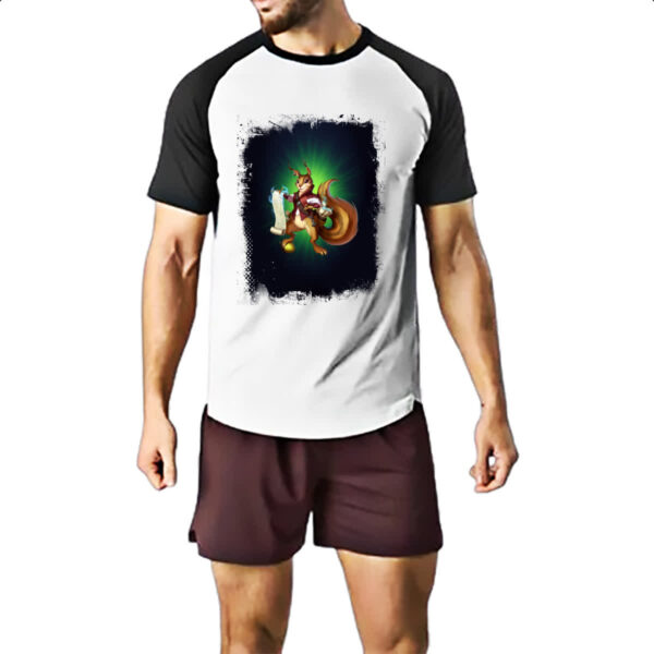 Camiseta Raglan Empires and Puzzles Heroi Ratatoskr - Imagem 2