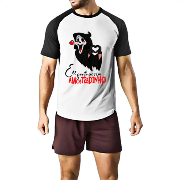 Camiseta Raglan Amostradinho eu gosto assim - Imagem 2