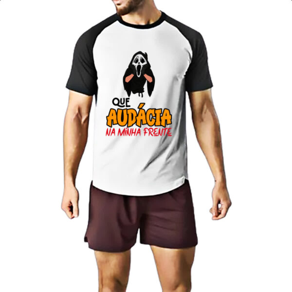 Camiseta Raglan Amostradinho que audacia - Imagem 2
