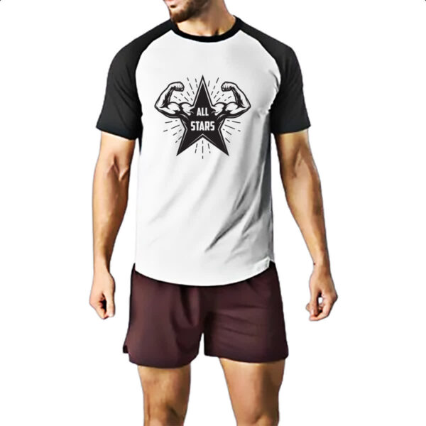 Camiseta Raglan Estrela maromba - Imagem 2