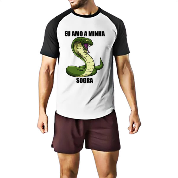 Camiseta Raglan Eu amo a minha sogra - Imagem 2