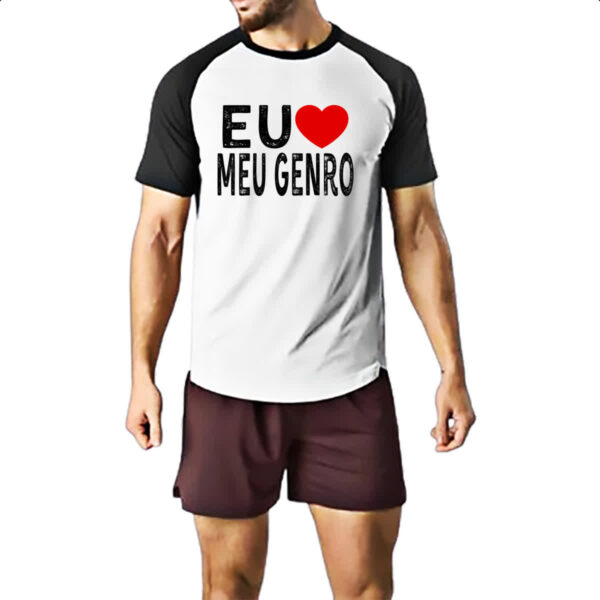 Camiseta Raglan Eu love meu genro - Imagem 2