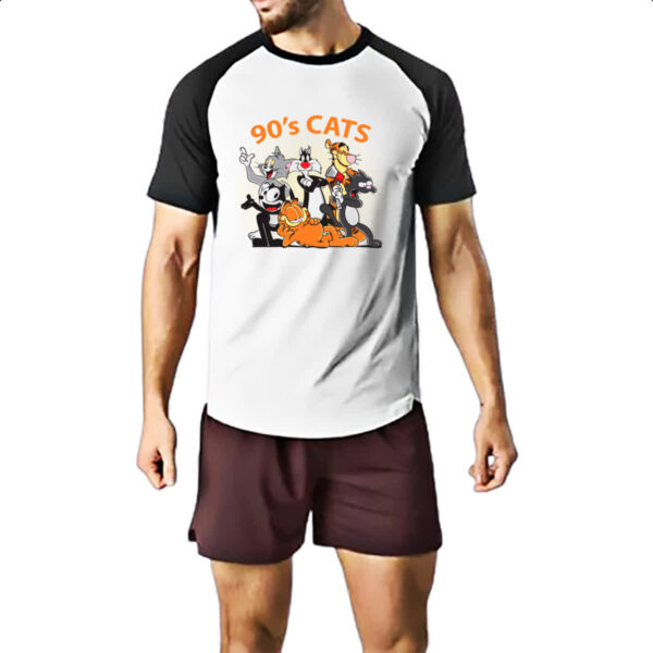 Camiseta Raglan 90s cats - Imagem 2