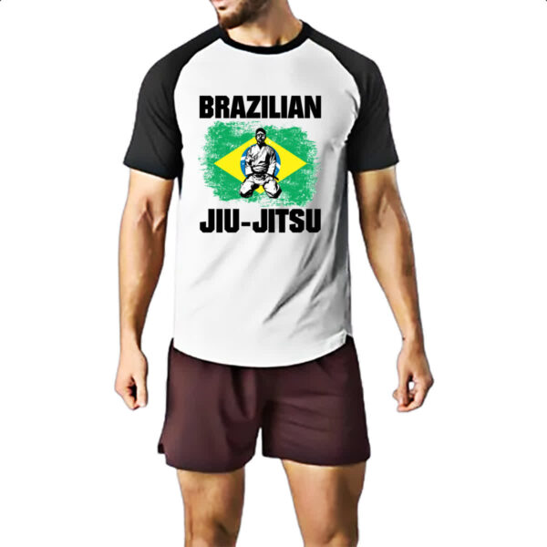Camiseta Raglan Jiu-Jitsu Brasil - Imagem 2