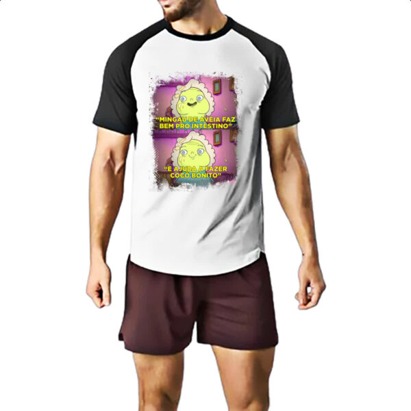 Camiseta Raglan Juju mingau de aveia - Image 2